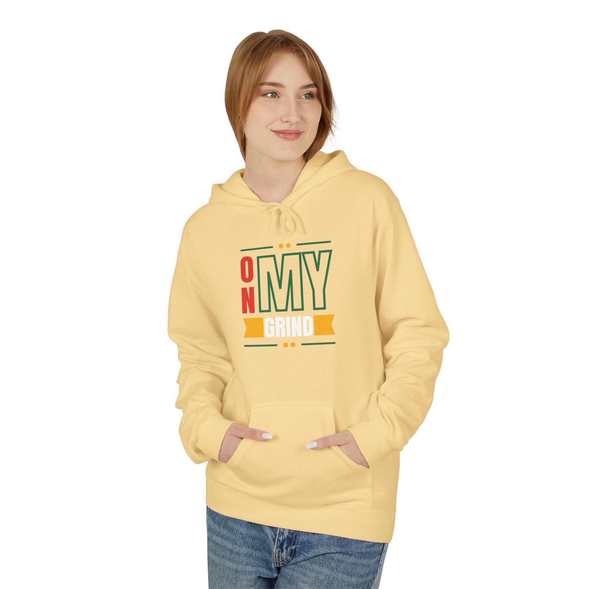 On My Grind Hoodie | Motivational Typography, Urban Streetwear