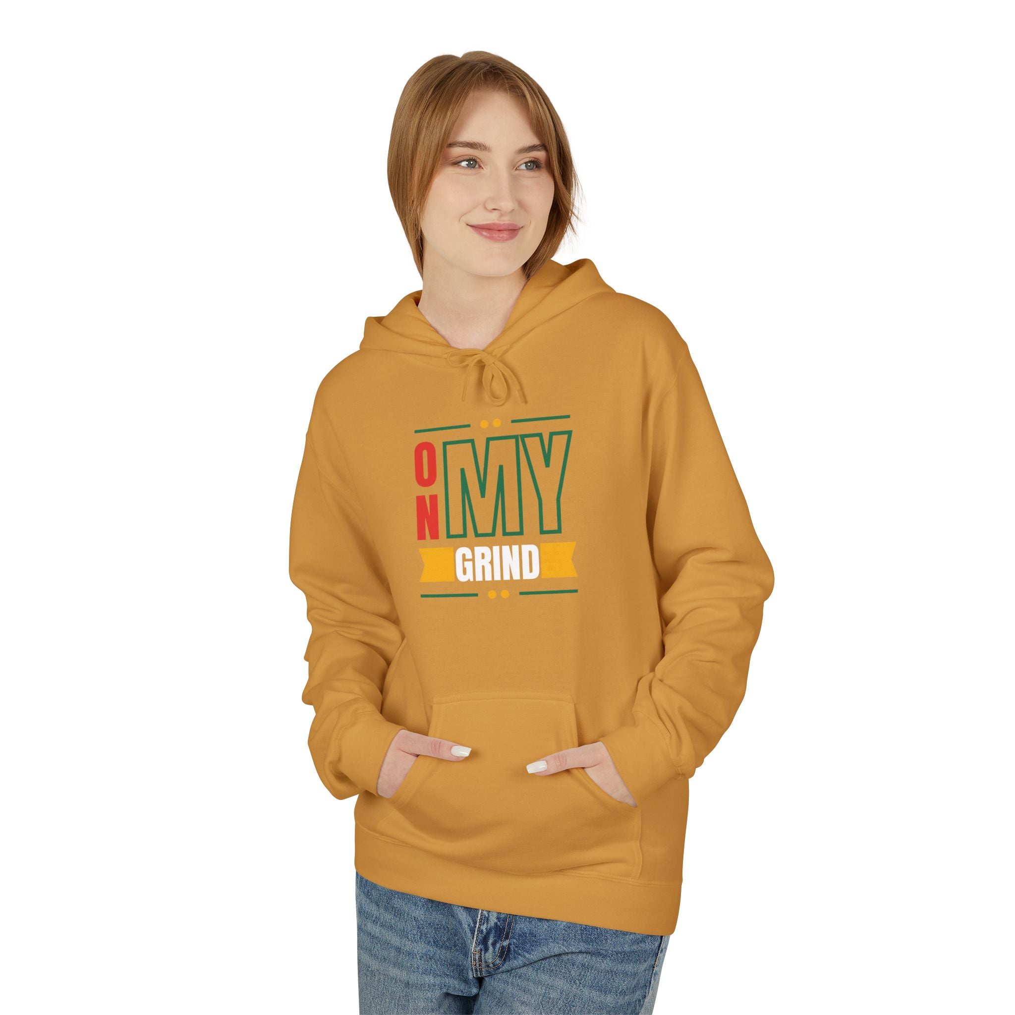 On My Grind Hoodie | Motivational Typography, Urban Streetwear