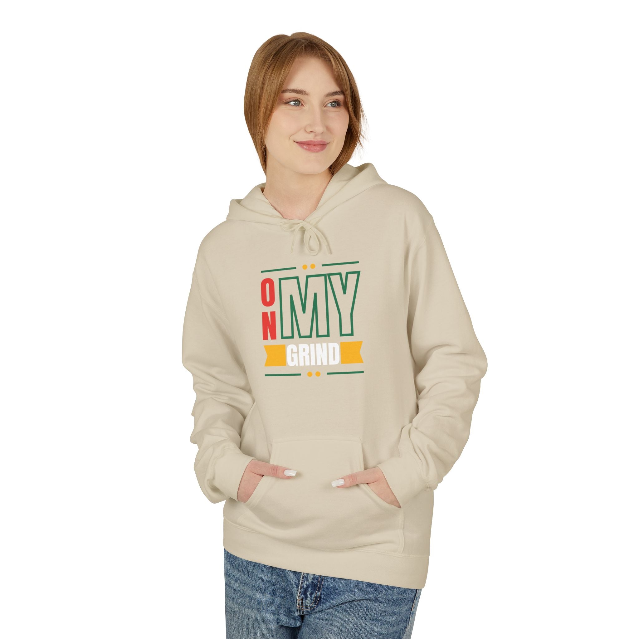 On My Grind Hoodie | Motivational Typography, Urban Streetwear