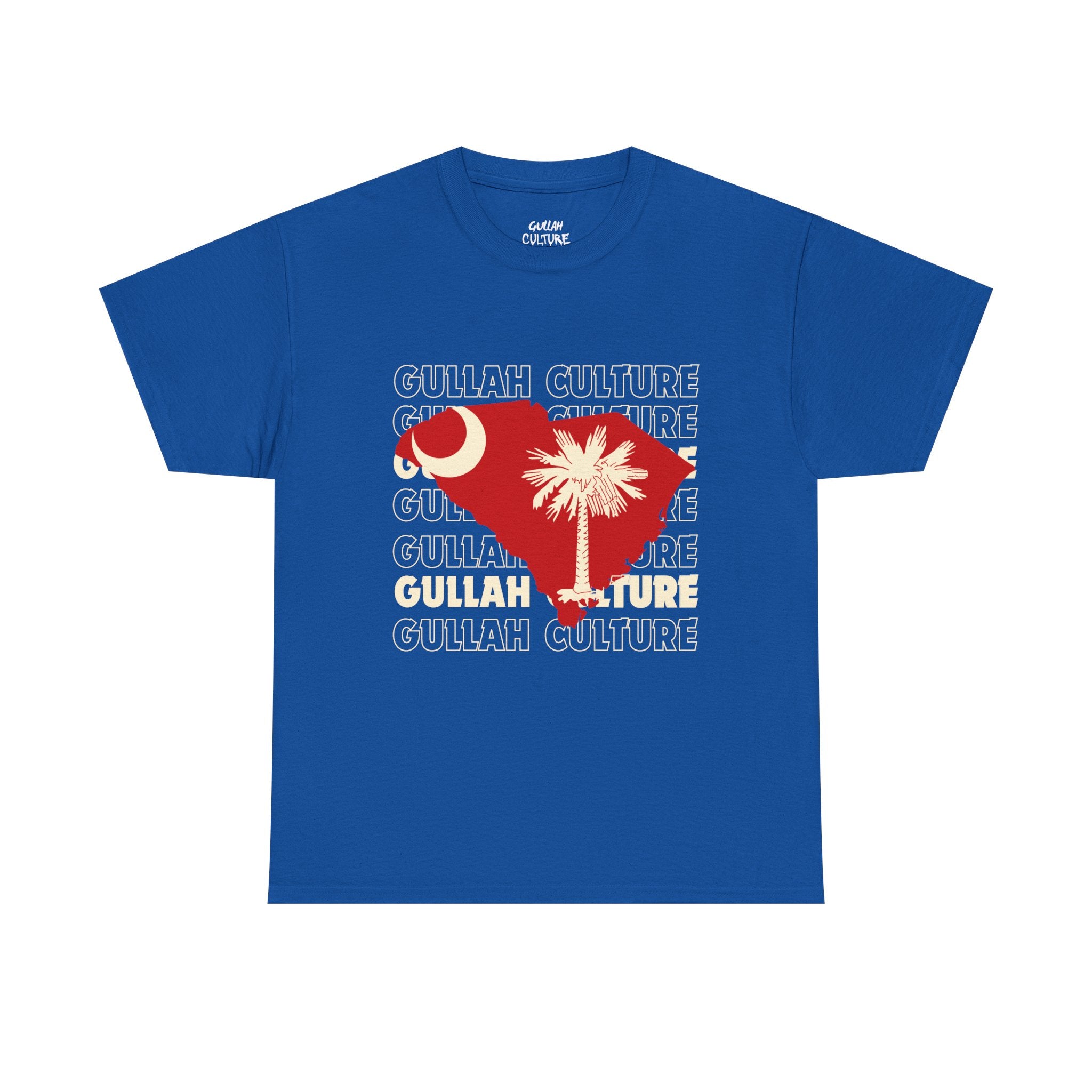 Gullah Culture Unisex Heavy Cotton Tee, South Carolina Shirt, Palmetto Tree Tee, Southern Heritage T-Shirt, Travel Souvenir Tee