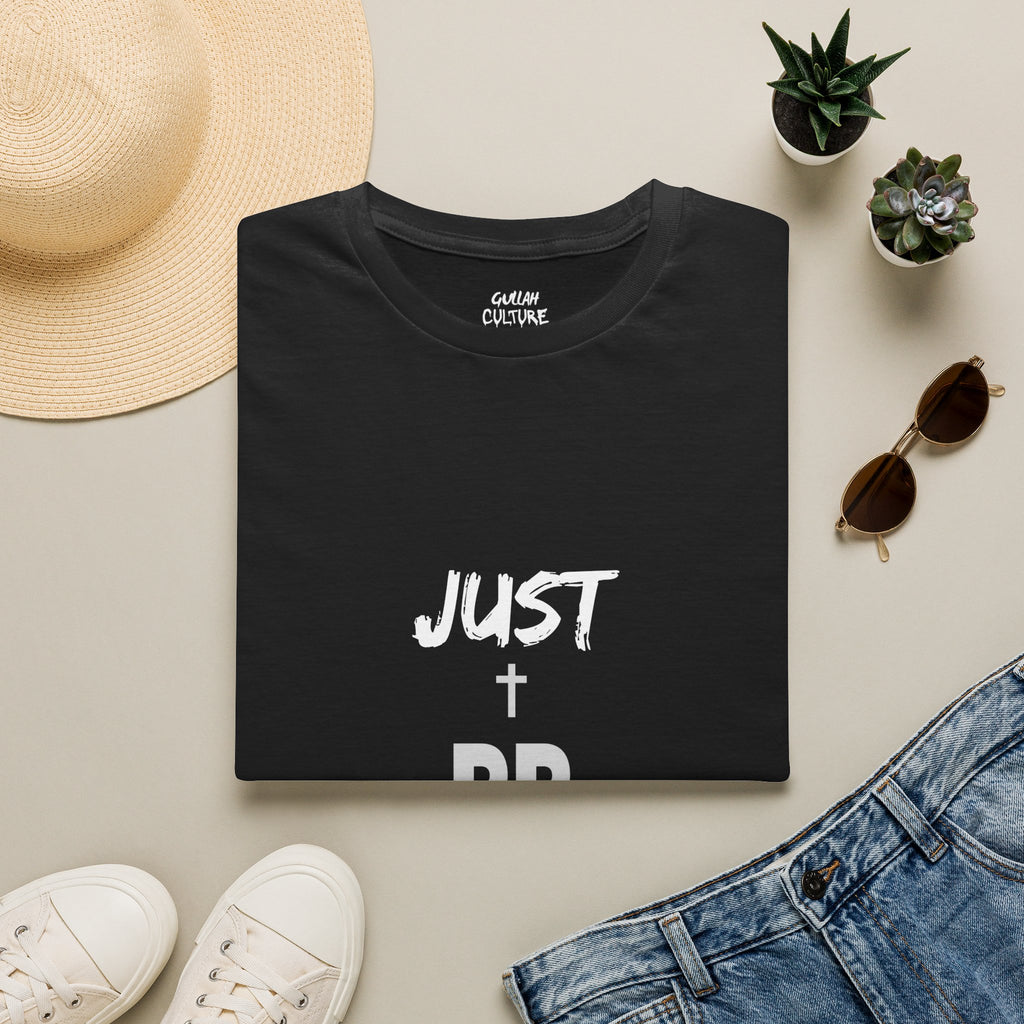 Pray Vertical Cross T-Shirt — Minimal Faith Graphic Tee