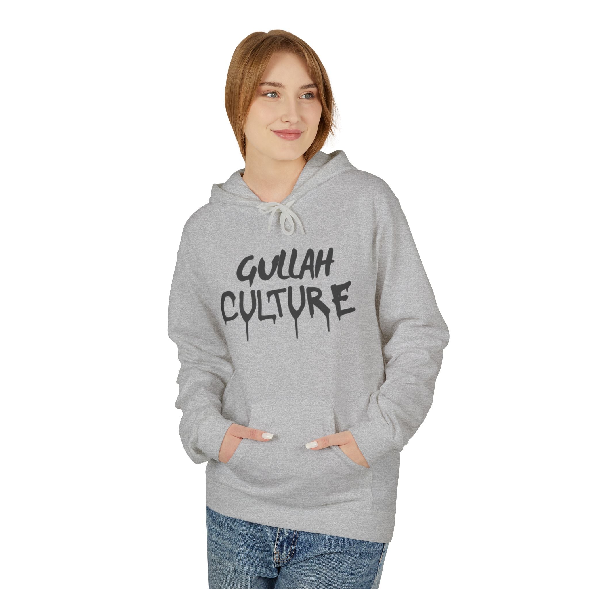 Gullah Culture Hoodie | Drip Script Black Text on White