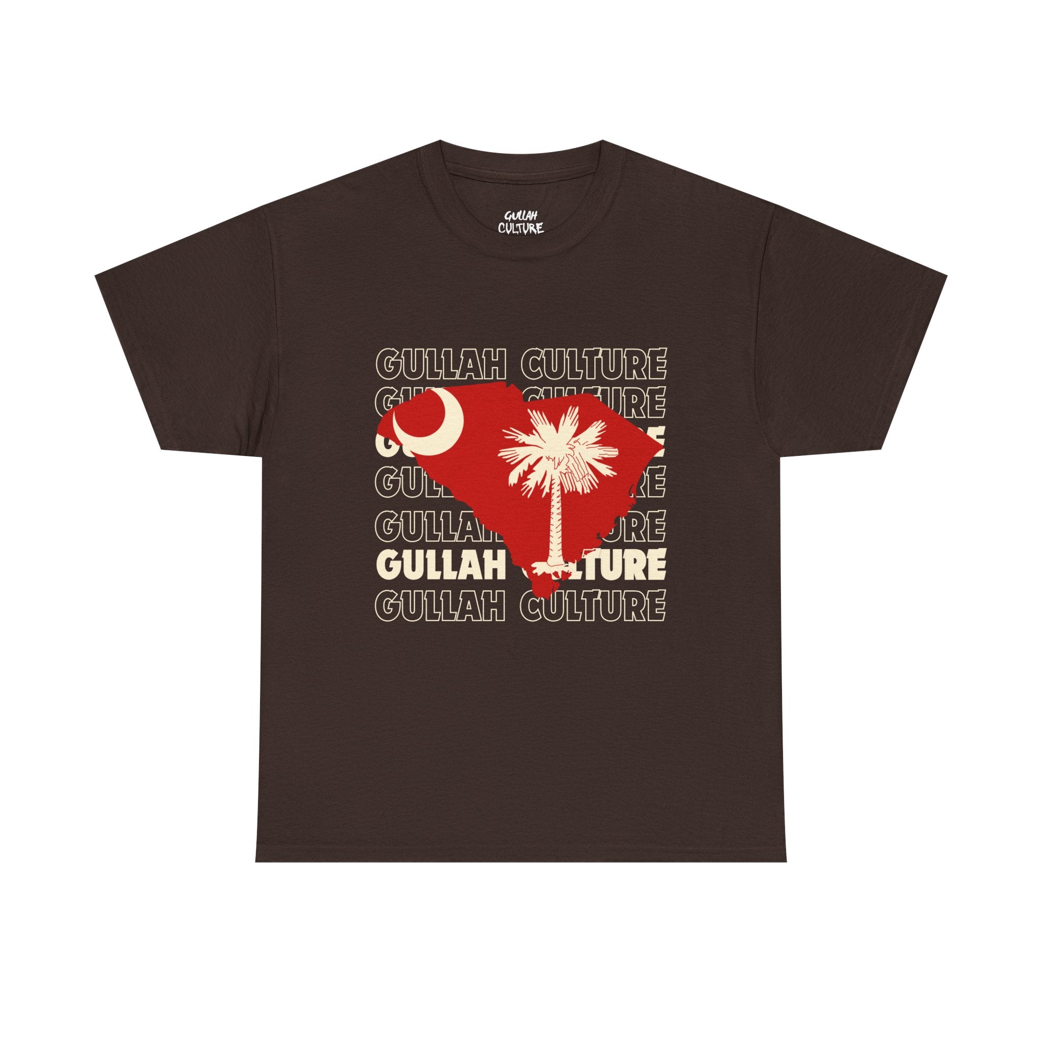 Gullah Culture Unisex Heavy Cotton Tee, South Carolina Shirt, Palmetto Tree Tee, Southern Heritage T-Shirt, Travel Souvenir Tee