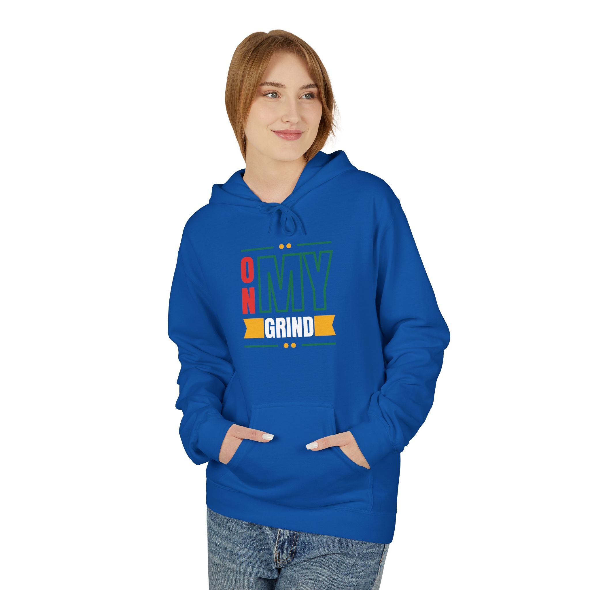 On My Grind Hoodie | Motivational Typography, Urban Streetwear