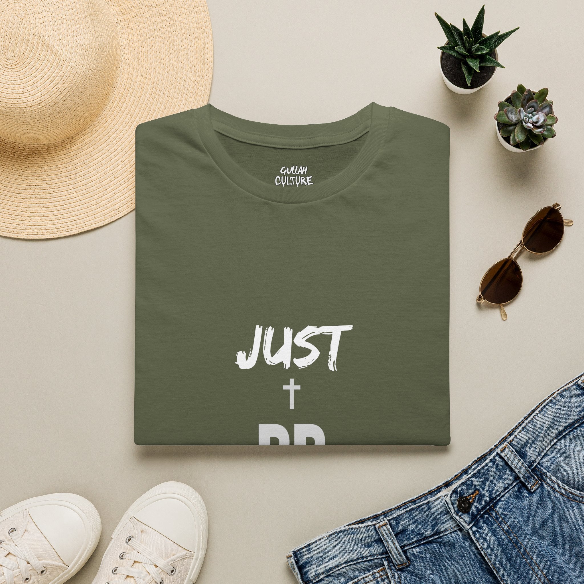 Pray Vertical Cross T-Shirt — Minimal Faith Graphic Tee