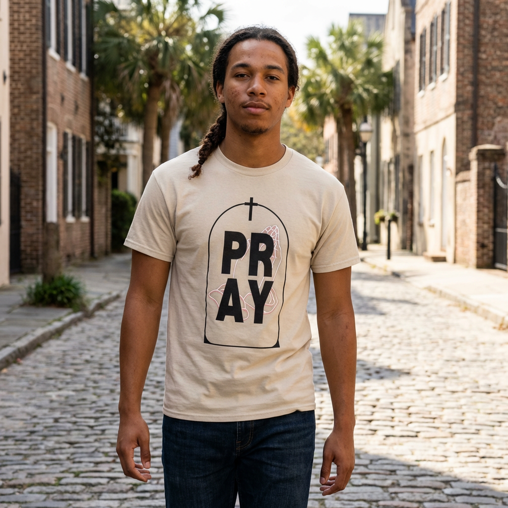 Pray Floral Tee