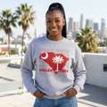 Gullah Culture South Carolina Map Crewneck Sweatshirt