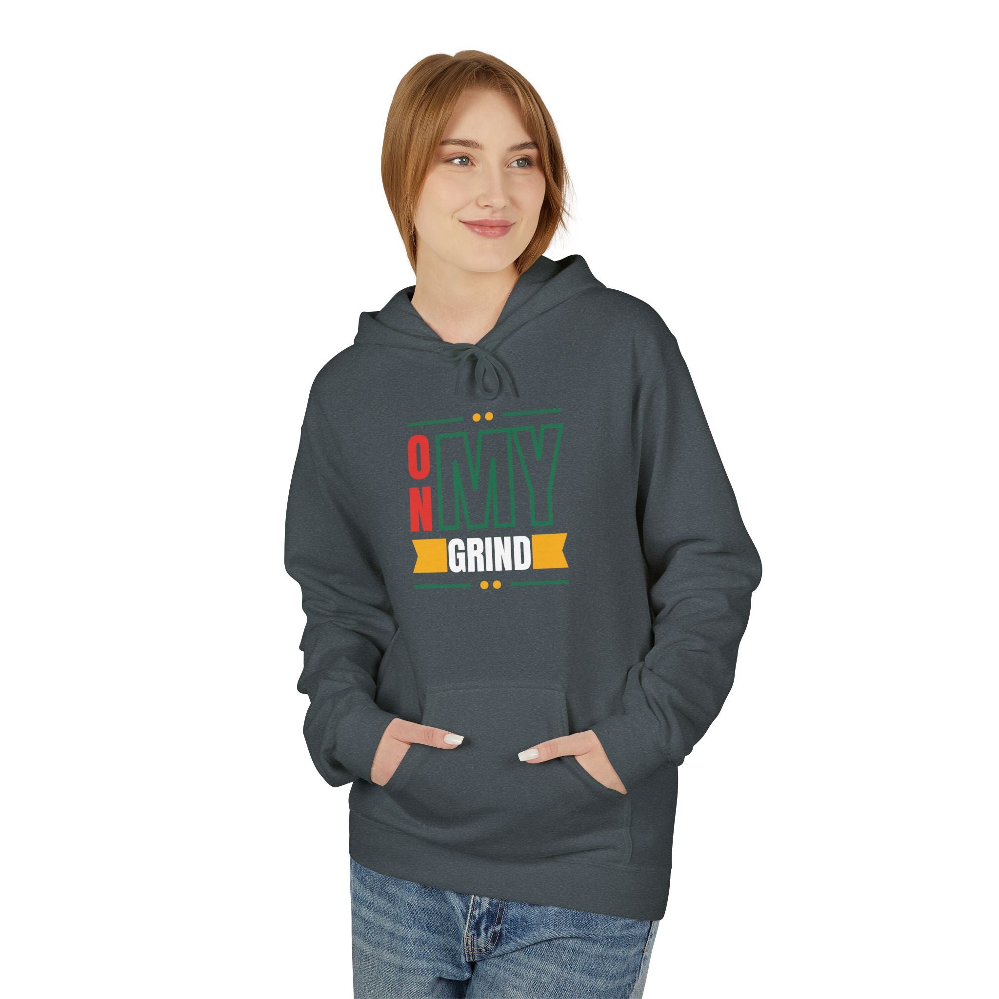 On My Grind Hoodie | Motivational Typography, Urban Streetwear