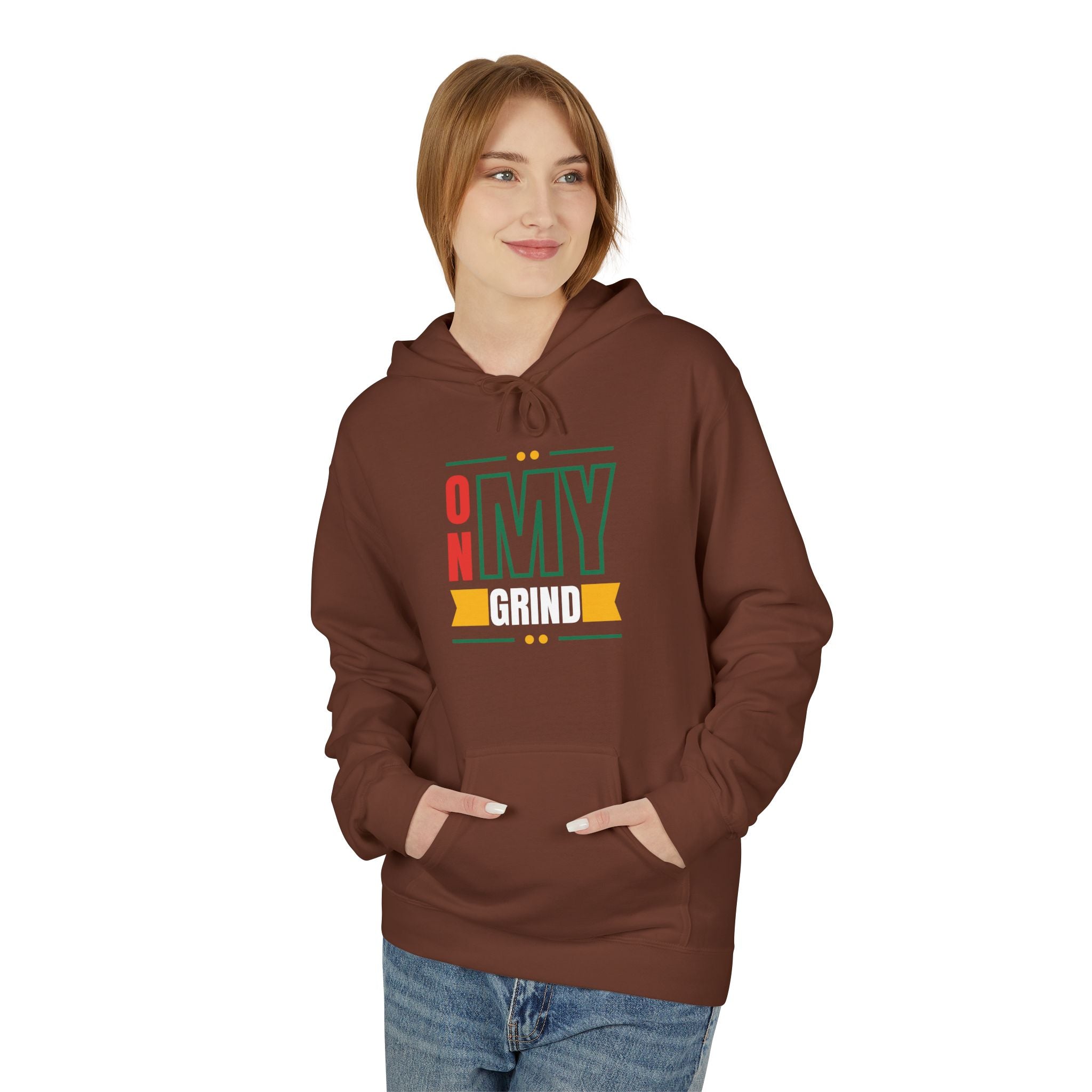 On My Grind Hoodie | Motivational Typography, Urban Streetwear