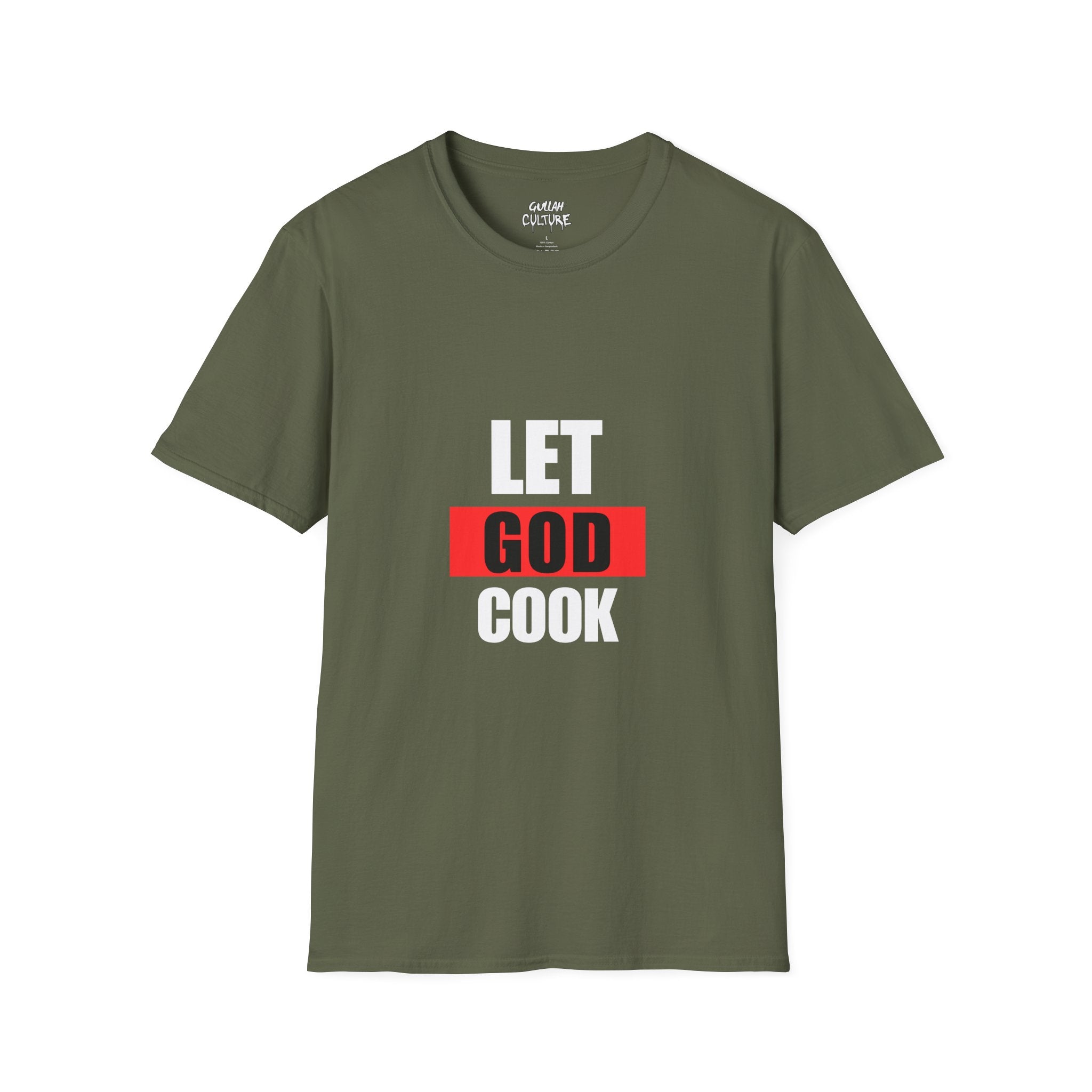 God Box Logo T-Shirt — Minimal Red Graphic Christian Tee
