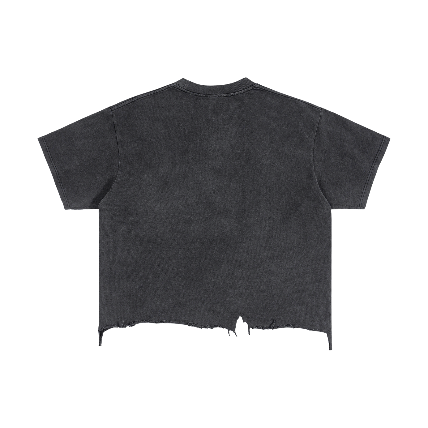 Vintage Wash Boxy Distressed Hem -Gullah Culture T-Shirt