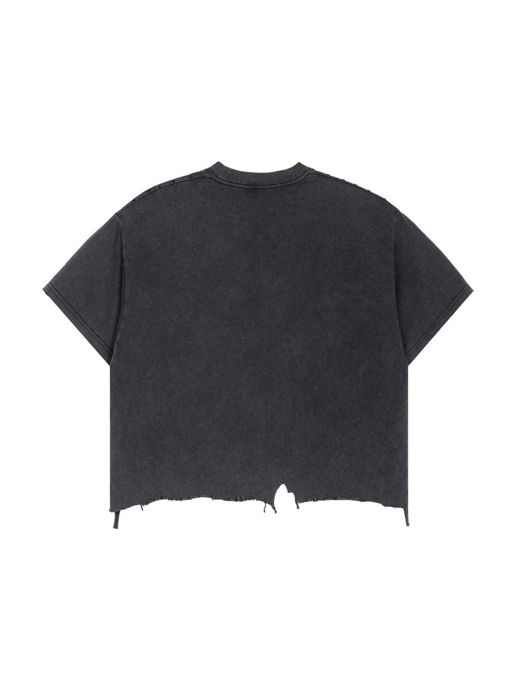 Vintage Wash Boxy Distressed Hem -Gullah Culture T-Shirt